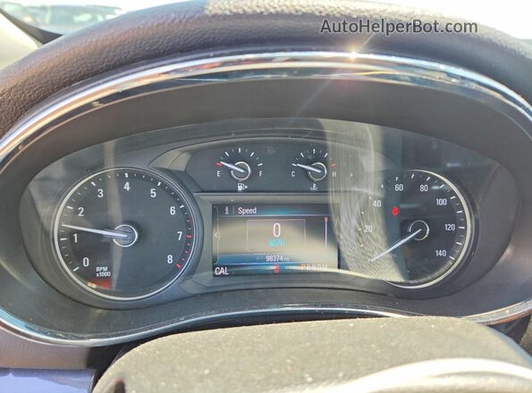 KL4CJASB1LB033459 2020 BUICK ENCORE Blue ხელსაწყოთა პანელის ხედი