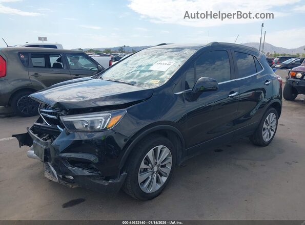KL4CJASB1LB335172 2020 BUICK ENCORE Black წინა მარცხენა ხედი სამი მეოთხედიდან