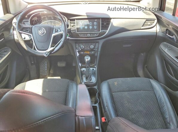 KL4CJASB2HB008058 2017 BUICK ENCORE Burgundy წინა პანელის ხედი