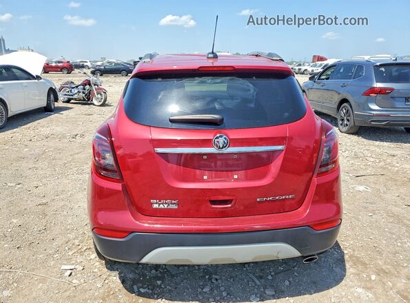 KL4CJASB2HB008058 2017 BUICK ENCORE Burgundy უკანა ხედი