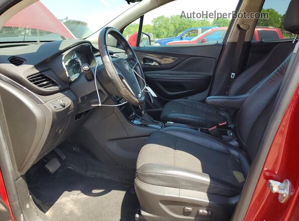 KL4CJASB2HB008058 2017 BUICK ENCORE Burgundy წინა სალონის ხედი