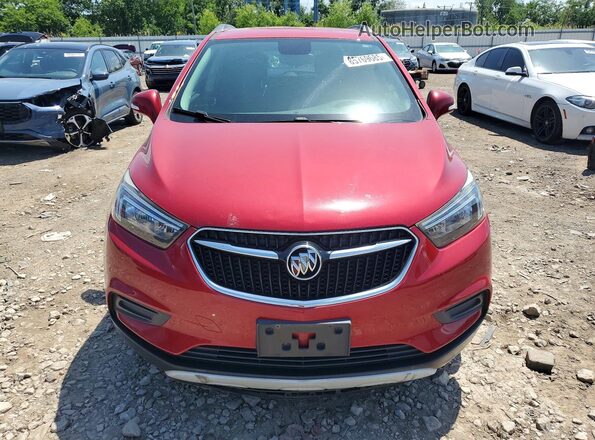 KL4CJASB2HB008058 2017 BUICK ENCORE Burgundy წინა ხედი