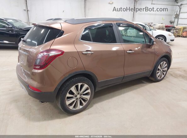 KL4CJASB2HB230468 2017 BUICK ENCORE Brown უკანა მარჯვენა