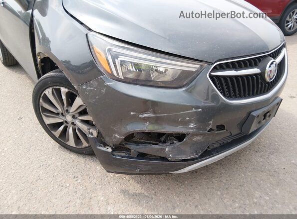 KL4CJASB2JB654044 2018 BUICK ENCORE Gray Front view