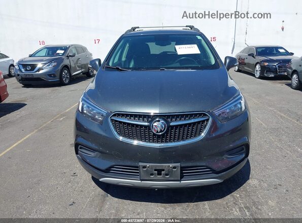 KL4CJASB2JB699579 2018 BUICK ENCORE Gray Вид щитка приладів