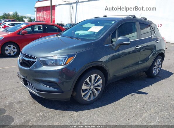 KL4CJASB2JB699579 2018 BUICK ENCORE Gray Передня ліва чверть
