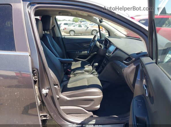 KL4CJASB2JB699579 2018 BUICK ENCORE Gray Вид салону спереду