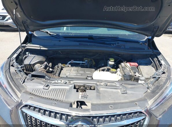 KL4CJASB2JB699579 2018 BUICK ENCORE Gray Вид ззаду