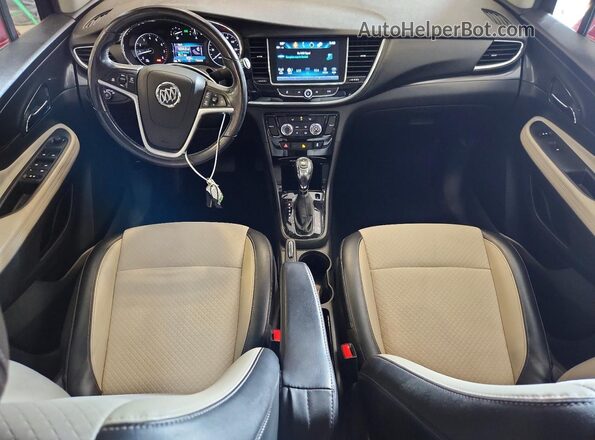 KL4CJASB2KB866962 2019 BUICK ENCORE Red Вид панелі приладів
