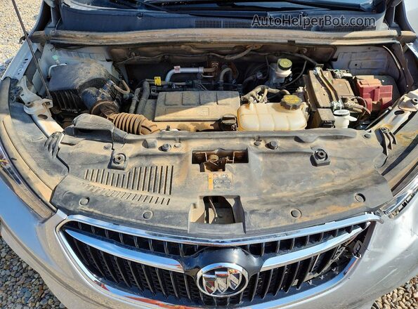 KL4CJASB2KB902147 2019 BUICK ENCORE Silver ძრავის განყოფილების ხედი