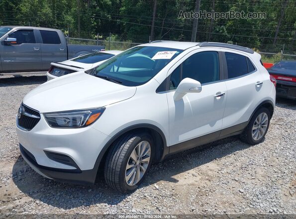 KL4CJASB2KB905288 2019 BUICK ENCORE White Vista tres cuartos delantera izquierda