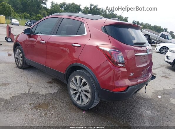 KL4CJASB2KB921894 2019 BUICK ENCORE Burgundy Trasero izquierdo