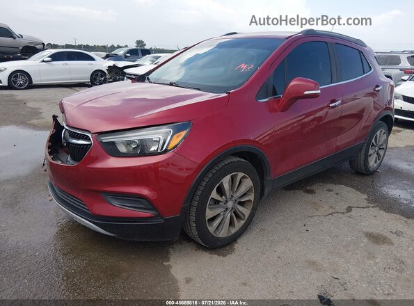 KL4CJASB2KB921894 2019 BUICK ENCORE Burgundy Vista tres cuartos delantera izquierda