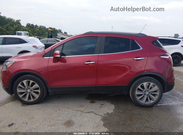 KL4CJASB2KB921894 2019 BUICK ENCORE Burgundy 