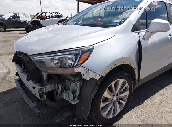 KL4CJASB2LB020185 2020 BUICK ENCORE Silver Front view