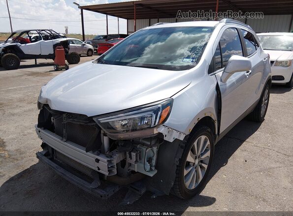 KL4CJASB2LB020185 2020 BUICK ENCORE Silver Front left