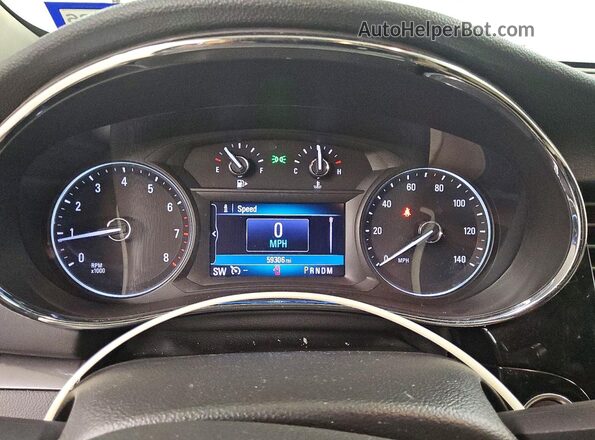 KL4CJASB2LB066423 2020 BUICK ENCORE White Instrument cluster view