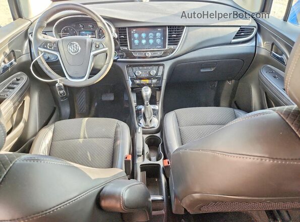 KL4CJASB3HB057396 2017 BUICK ENCORE Синий Вид панели приборов