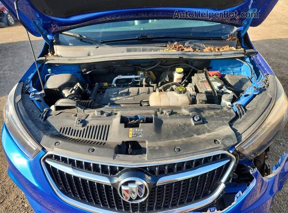 KL4CJASB3HB057396 2017 BUICK ENCORE Синий Вид подкапотного пространства