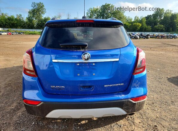 KL4CJASB3HB057396 2017 BUICK ENCORE Синий Вид сзади