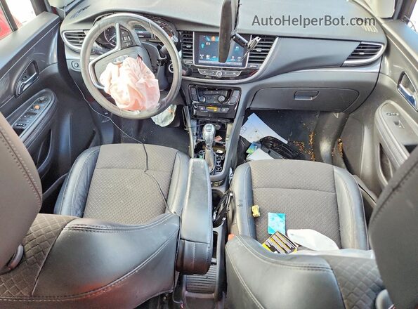 KL4CJASB3HB182382 2017 BUICK ENCORE Красный Вид панели приборов