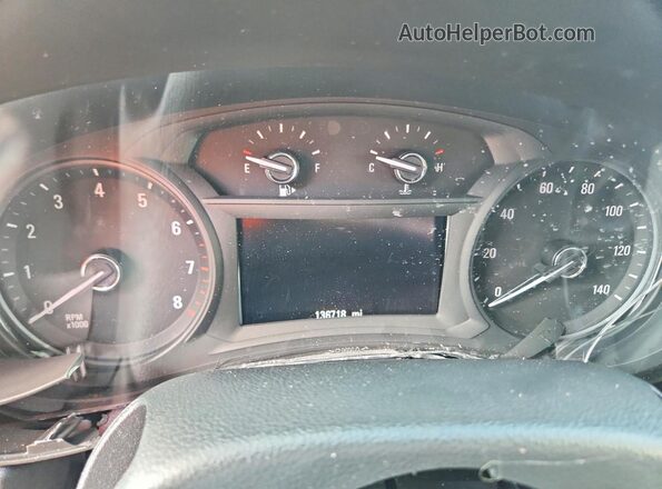 KL4CJASB3HB182382 2017 BUICK ENCORE Красный Вид щитка приборов