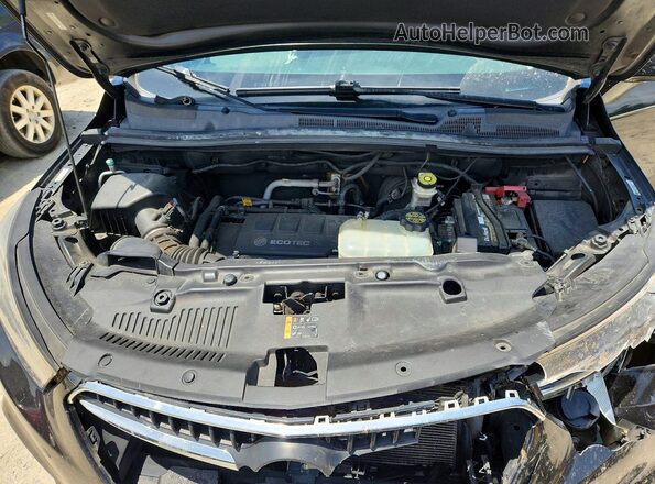 KL4CJASB3HB197173 2017 BUICK ENCORE Black ძრავის განყოფილების ხედი