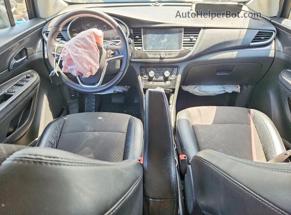 KL4CJASB3HB197173 2017 BUICK ENCORE Black წინა პანელის ხედი