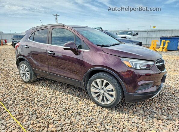 KL4CJASB3JB555863 2018 BUICK ENCORE Purple Առջևի աջ