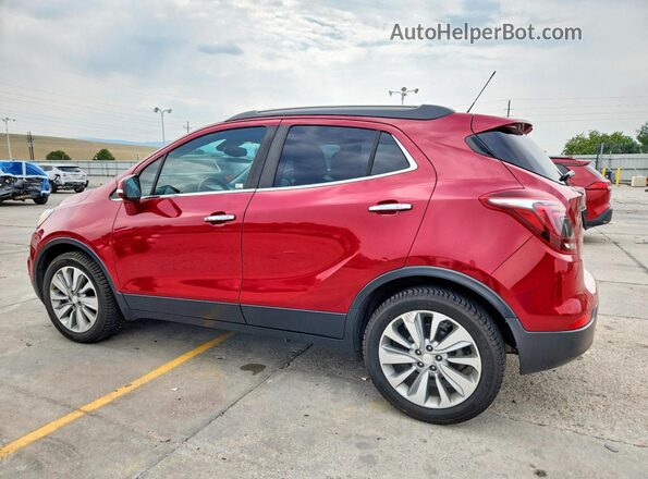 KL4CJASB3JB569424 2018 BUICK ENCORE Red Rear left