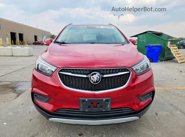 KL4CJASB3JB569424 2018 BUICK ENCORE Red Front view