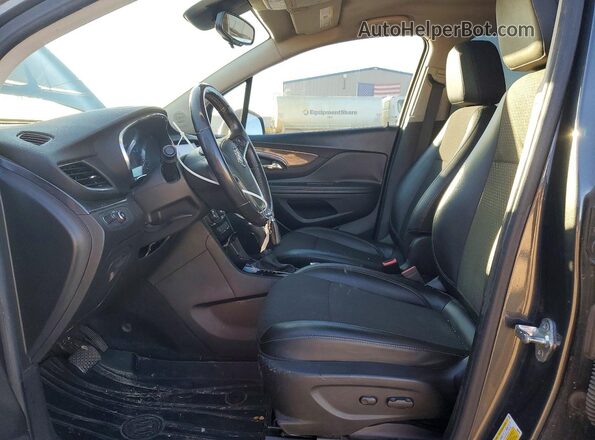 KL4CJASB3JB602275 2018 BUICK ENCORE Угольный Вид салона спереди