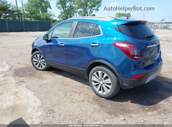 KL4CJASB3KB744689 2019 BUICK ENCORE Blue Trasero izquierdo
