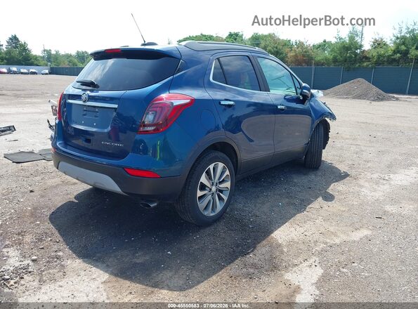 KL4CJASB3KB744689 2019 BUICK ENCORE Blue Trasero derecho