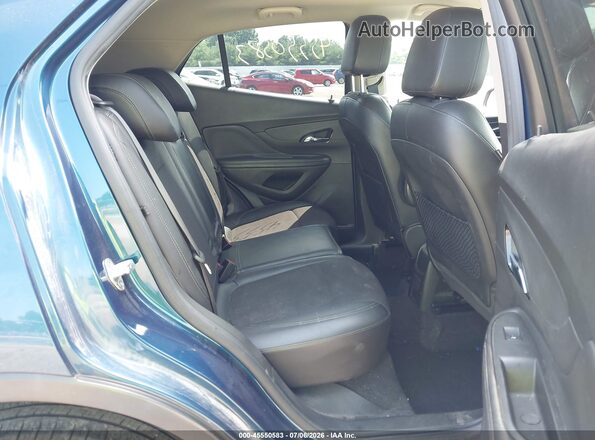KL4CJASB3KB744689 2019 BUICK ENCORE Blue Vista de la etiqueta del VIN