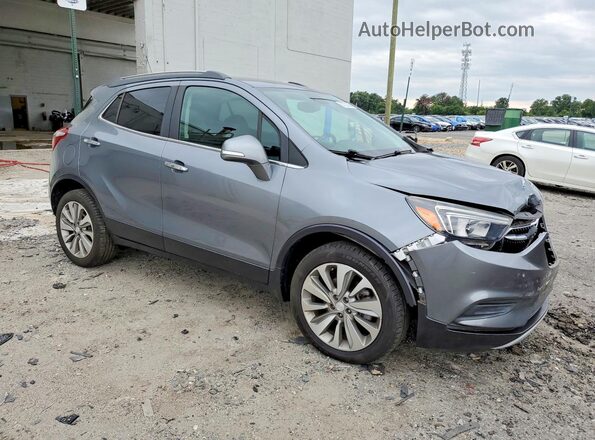 KL4CJASB3KB763050 2019 BUICK ENCORE Серый Передняя правая четверть