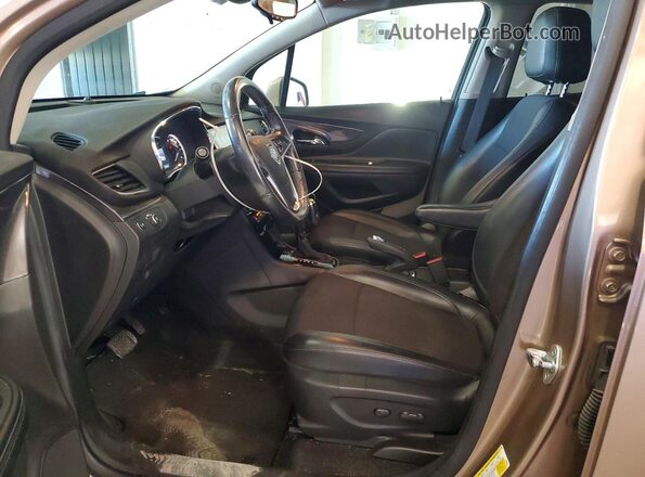 KL4CJASB3KB790748 2019 BUICK ENCORE Gold Widok wnętrza z przodu