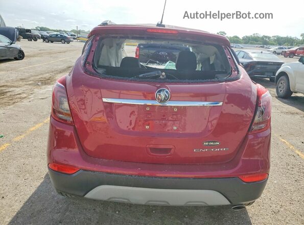 KL4CJASB3KB918132 2019 BUICK ENCORE Red უკანა ხედი