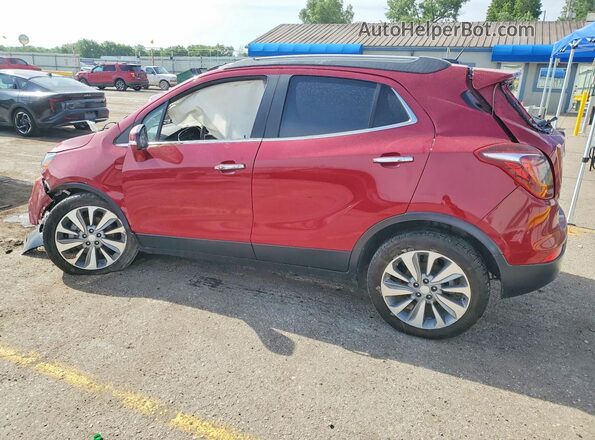KL4CJASB3KB918132 2019 BUICK ENCORE Red უკანა მარცხენა