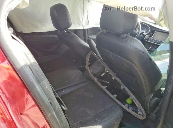 KL4CJASB3KB918132 2019 BUICK ENCORE Red უკანა სავარძლების ხედი