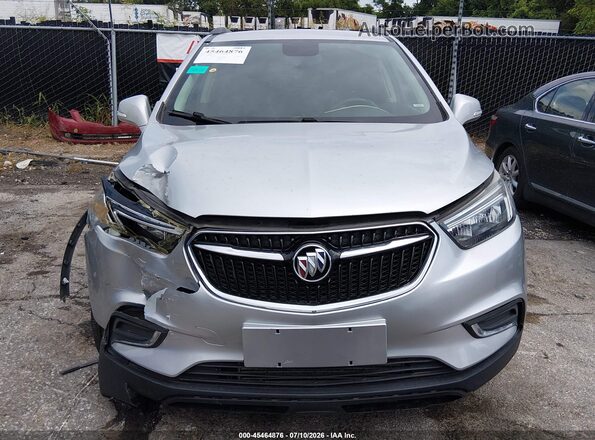 KL4CJASB4HB074918 2017 BUICK ENCORE Silver Widok zestawu wskaźników