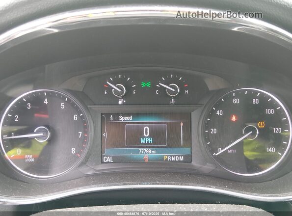 KL4CJASB4HB074918 2017 BUICK ENCORE Silver Widok tylnych siedzeń