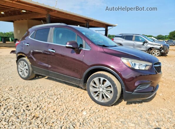 KL4CJASB4HB239835 2017 BUICK ENCORE Burgundy Передня права чверть