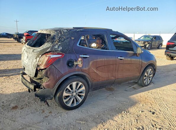 KL4CJASB4JB665112 2018 BUICK ENCORE Burgundy Задня права чверть