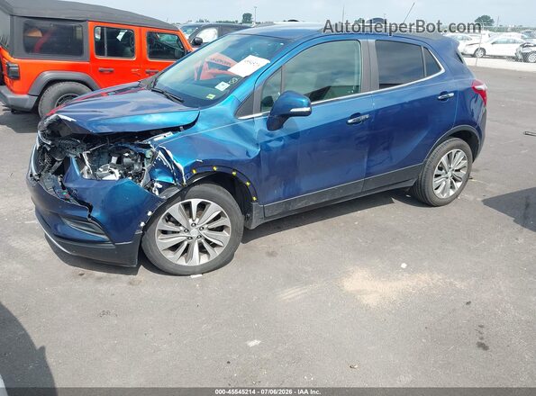 KL4CJASB4KB764708 2019 BUICK ENCORE Gray Առջևի ձախ երեք քառորդ տեսարան