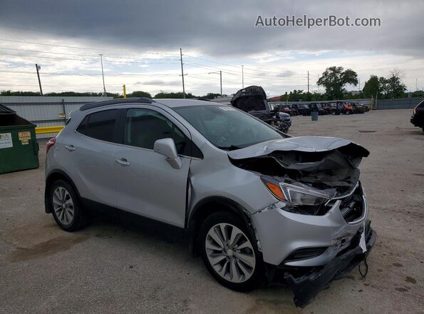 KL4CJASB4LB014503 2020 BUICK ENCORE Серебряный Передняя правая четверть