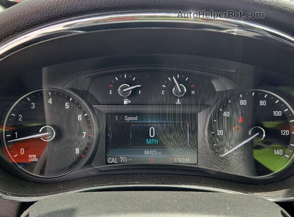 KL4CJASB4LB352564 2020 BUICK ENCORE Silver ხელსაწყოთა პანელის ხედი