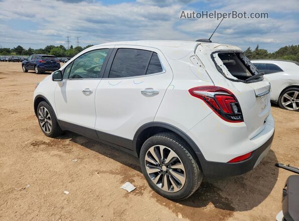 KL4CJASB4MB317833 2021 BUICK ENCORE White Trasero izquierdo