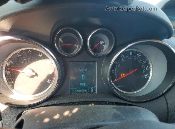 KL4CJASB5GB594768 2016 BUICK ENCORE Black Instrument cluster view