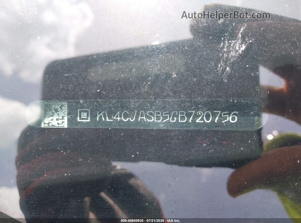 KL4CJASB5GB720756 2016 BUICK ENCORE Черный Вид щитка приборов